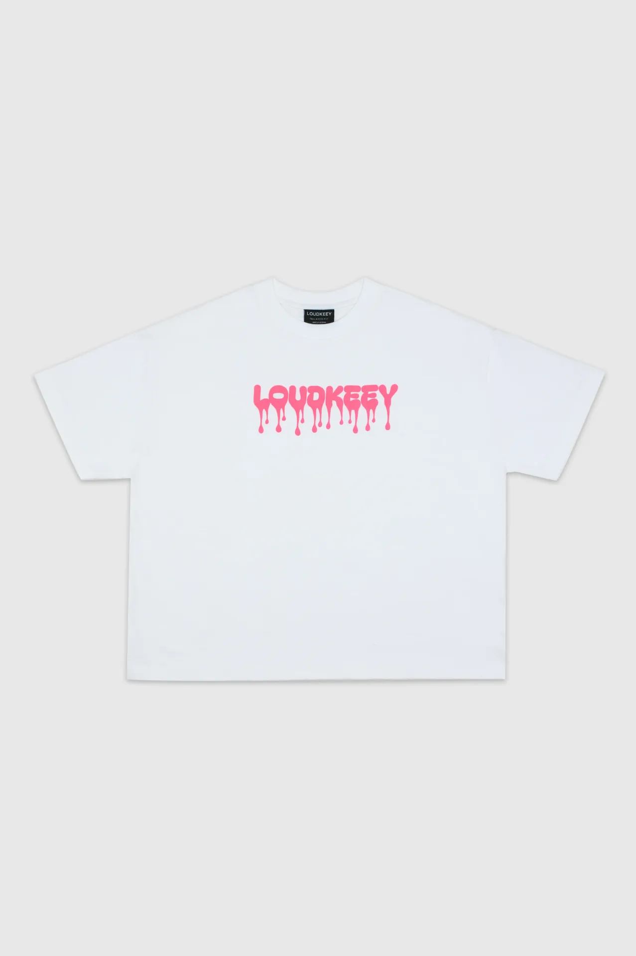 The Dripping Pink (S, White)